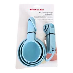 NEW KitchenAid Universal Measuring Cups & Spoons (9 Pieces) in Mineral Water